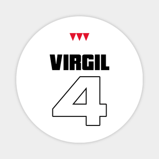 Liverpool Virgil Van Dijk 4 Magnet